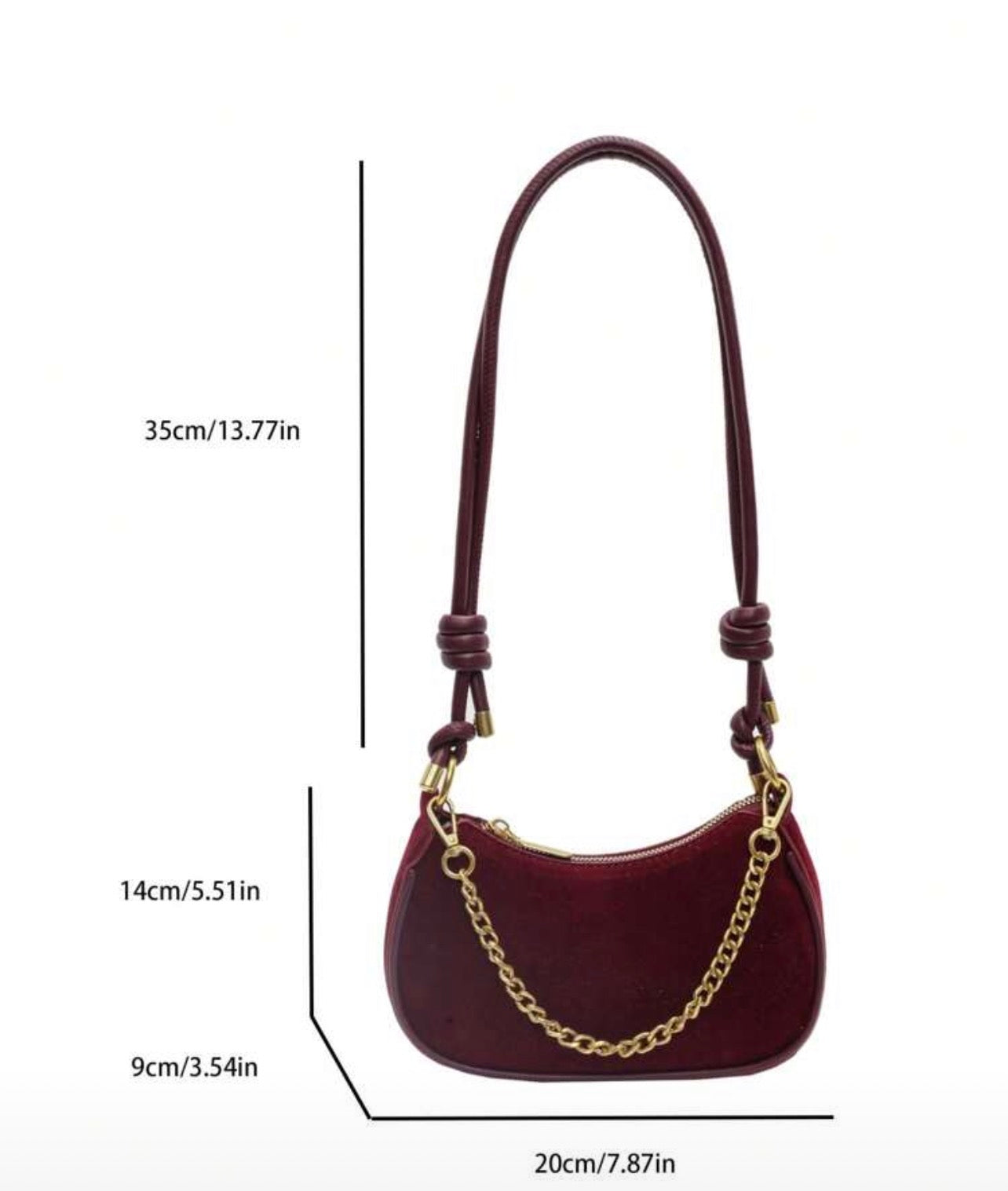 شنطة كتف جلد شمواه بتصميم عصري –نبيتي شيك