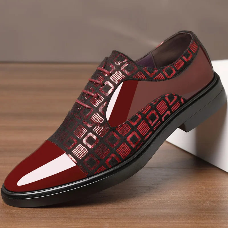 براءات الاختراع والجلود الرجال اللباس أحذية الانزلاق على رجل عارضة أكسفورد الأحذية العلامة التجارية الأخفاف بريق ذكر الأحذية أشار اسم ال

نوع الإغلاق: الانزلاق

اسم القسم: بالغ

عنصر الموضة: بلينغ

الملاءمة: صحيح حسب الحجم

الجنس: النساء

ار Shoes for Men