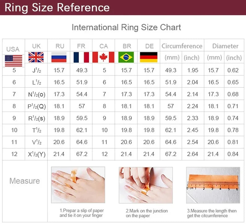 حار بيع الأصلي 925 خاتم الفضة الاسترليني الملونة القلب الزركون 6 7 8 9 حجم للنساء عيد الحب هدية عيد ميلاد DIY المجوهرات